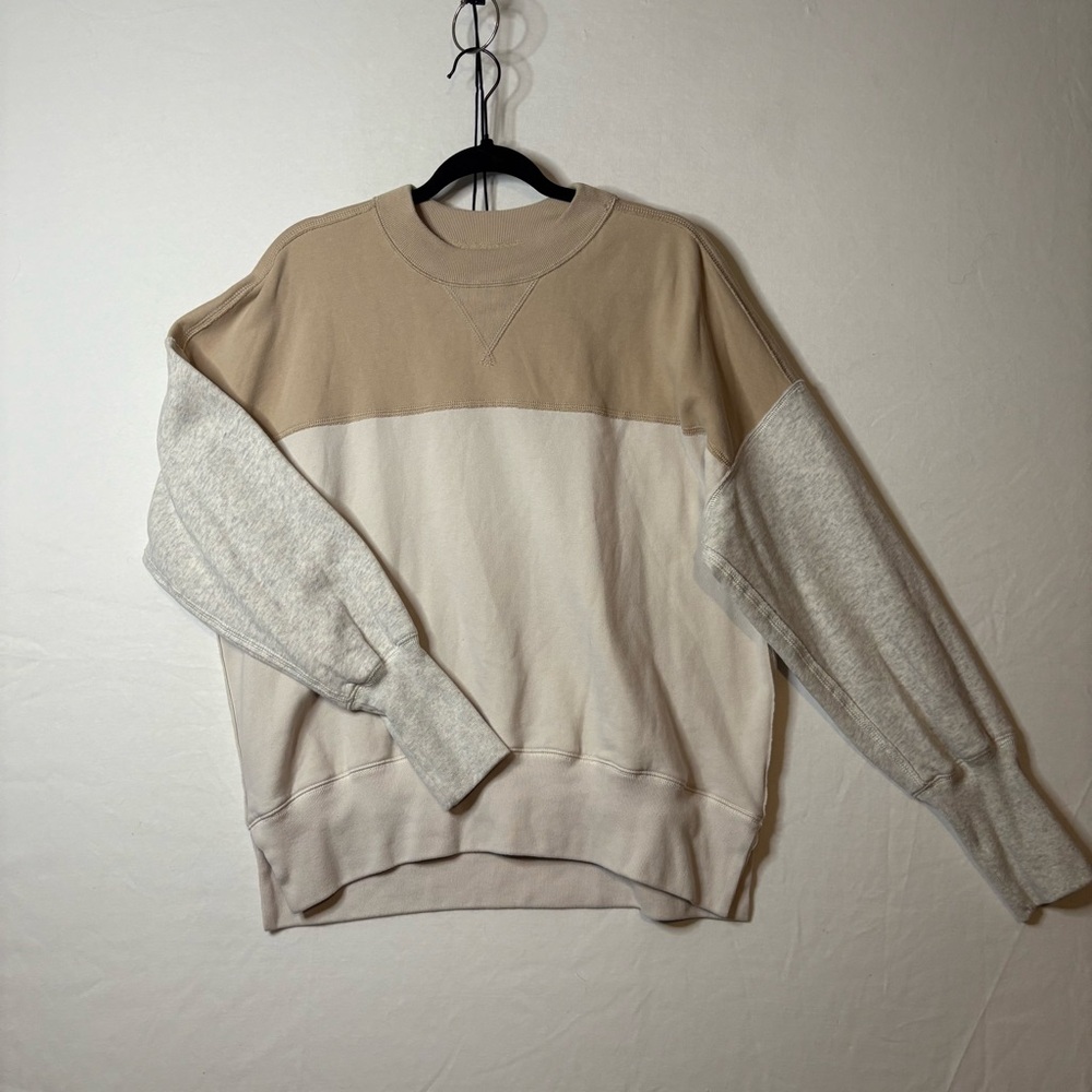 Abercrombie & Fitch Soft A&F Collection Colorblock Crewneck Sweatshirt